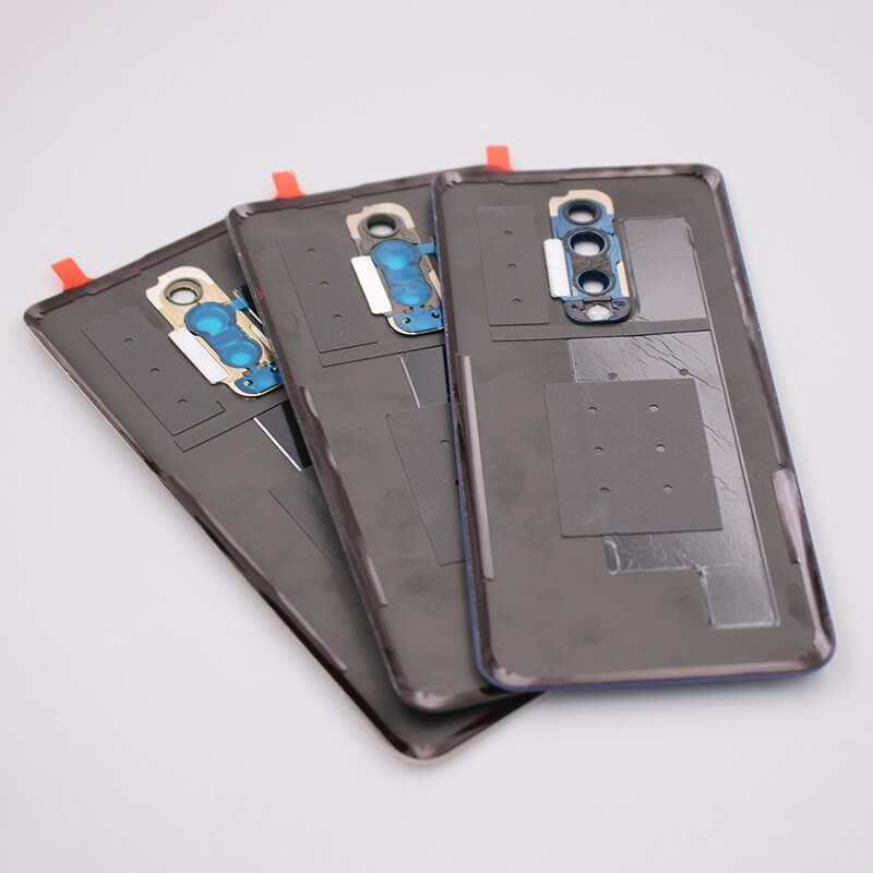 Original Oneplus 1 + 1 + 7 T 7 T carcasa trasera de vidrio de la puerta trasera Reparación de reemplazo de teléfono caso 7 7 T Pro con lente de la cámara