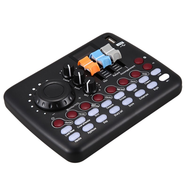 USB Sound Card Mobile Phone Sound Card Computer Live Broadcast Equipment Set for Live Recording