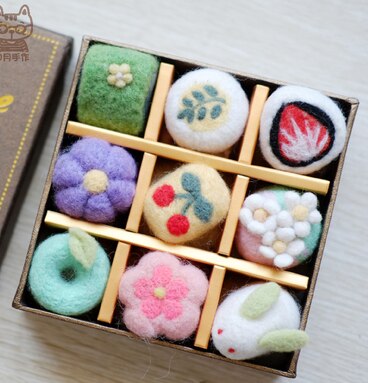 Kit de agujas de punto para lana, fieltro, aguja de fieltro, caja de artesanal, hecho a mano