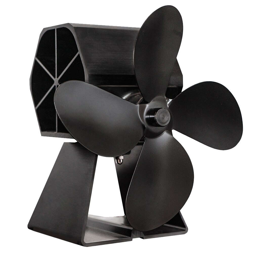 Heat Powered Stove Fan Thermal Power Fireplace Fan Heat Powered Wood Stove Fan Quiet Fan Home Efficient Heat Distribution