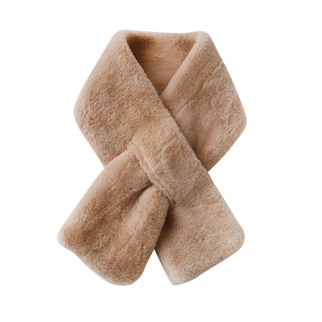 Kobiety moda szalik zimowe futro kaszmirowe szale jednokolorowe utrzymuj panie ciepłe szale śliczne wysokiej jakości szale damskie Echarpe: Kawy