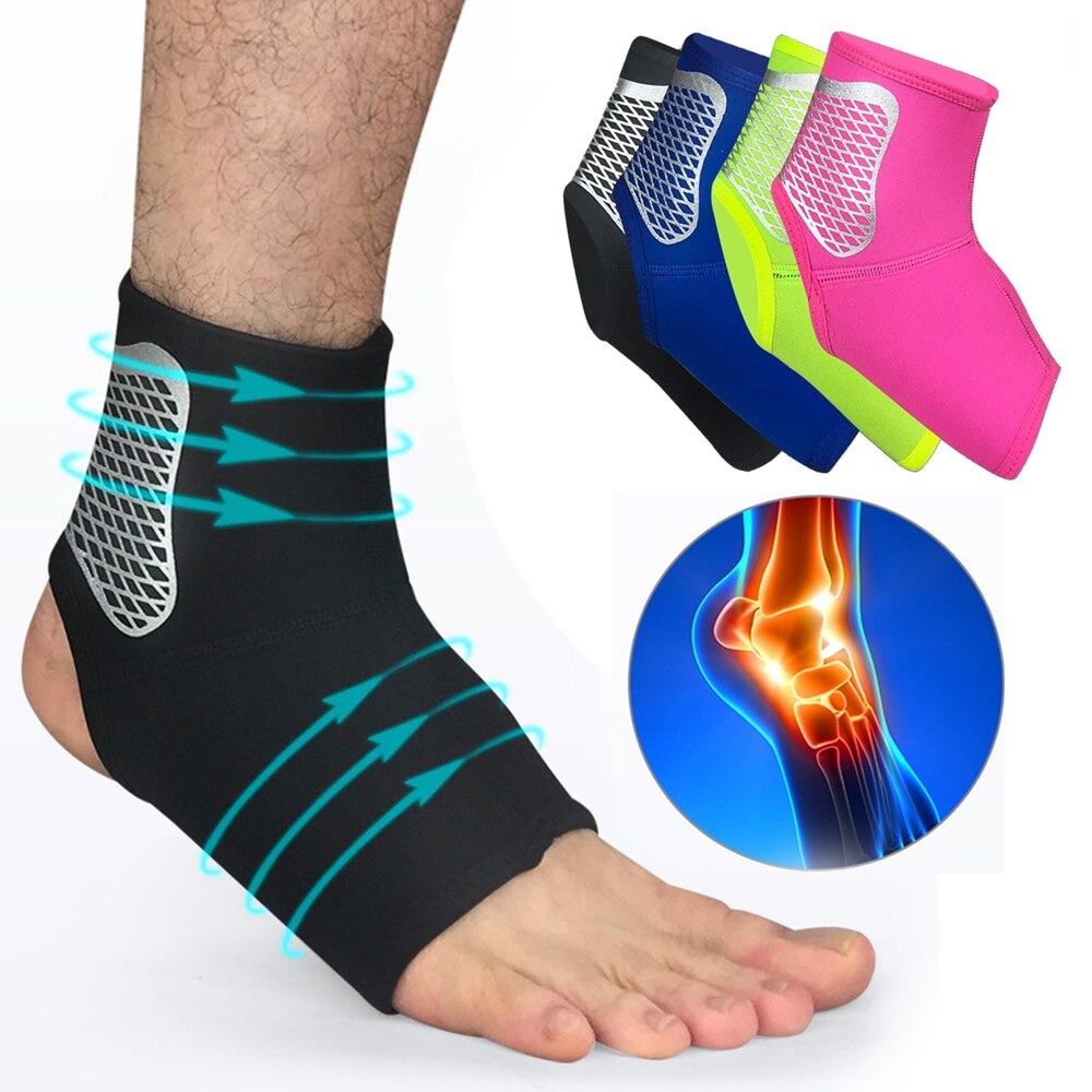 Ankle Support Protect Brace Strap Achille Tendon Brace Sprain Protect Foot Bandage Running Sport Fitness Band
