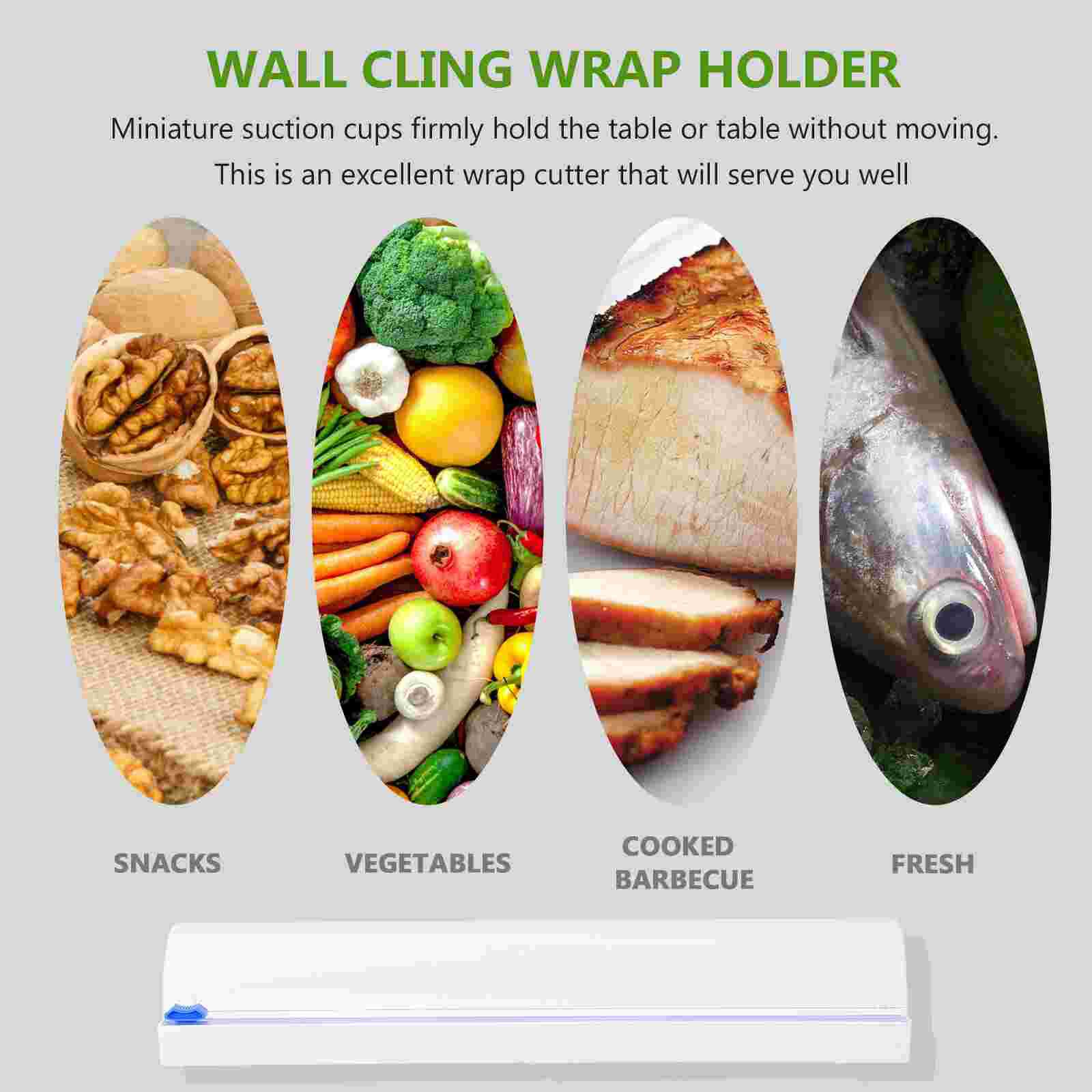 Caja de plástico Simple para envolver, cajas de plástico para cortar, soportes para envolver, para el hogar