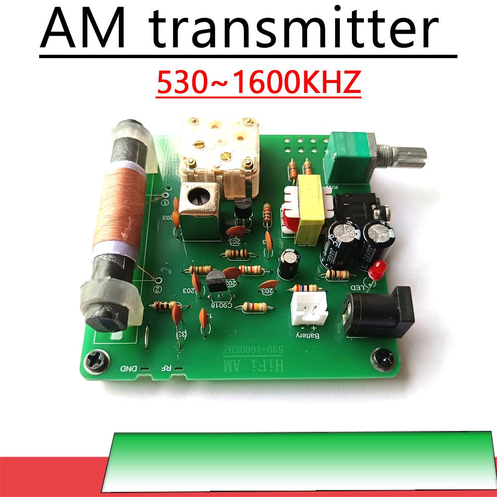 Transmetteur à ondes moyennes, 530-1600kHz, 2P3, radio expérimentale, AM, station de source de signal, audio, cristal, modulation radio