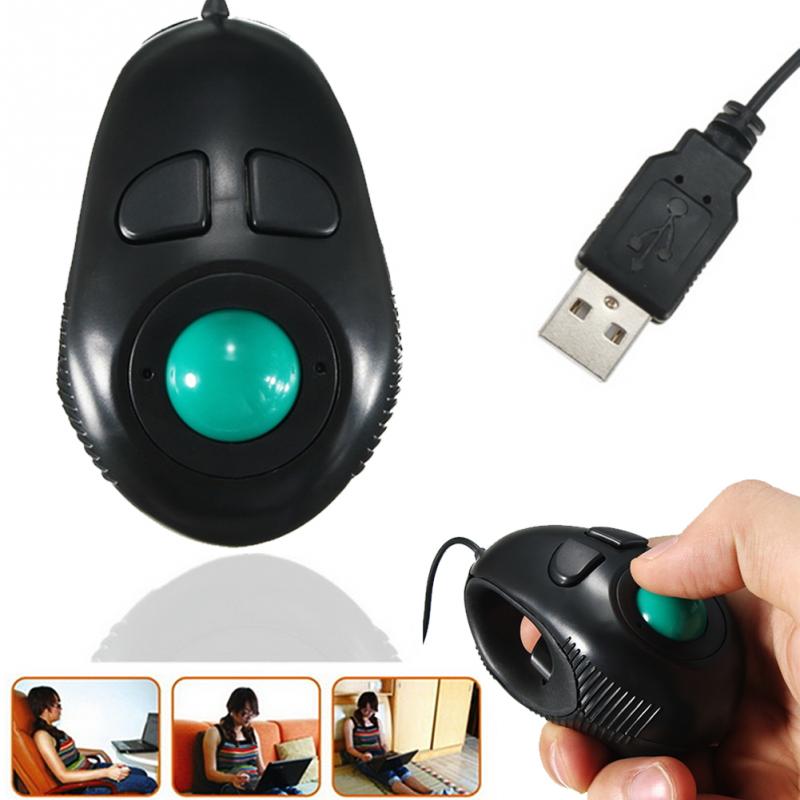 4D Usb Mini Trackball Muis Muizen Duim Controle Draagbare Vinger Houvast Muis Voor Pc Computer Laptop