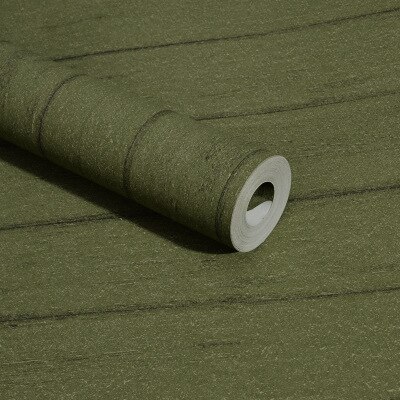Mediterranean dark green wood grain wallpaper non woven fabric retro clothing store photography background specialty wallpaper