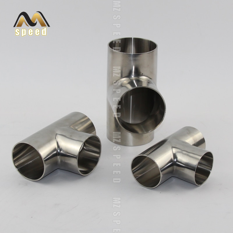 Car Accessories Stainless steel tee Exhaust pipe conversion pipe One point two stainless steel connection exhaust muffler