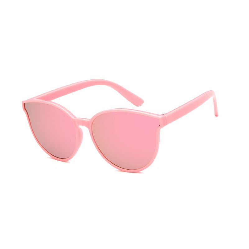 Piger / drenge solbriller børn vintage antirefleks  uv400 solbriller ovalt slik farve til børn udendørs briller oculos: C6