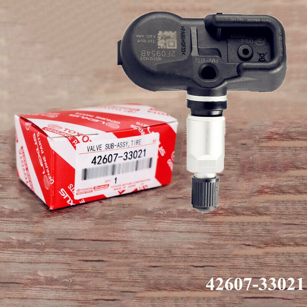 Black OEM Tire Pressure Monitoring Sensor Requires OBD Learning For Toyota / Lexus LS460