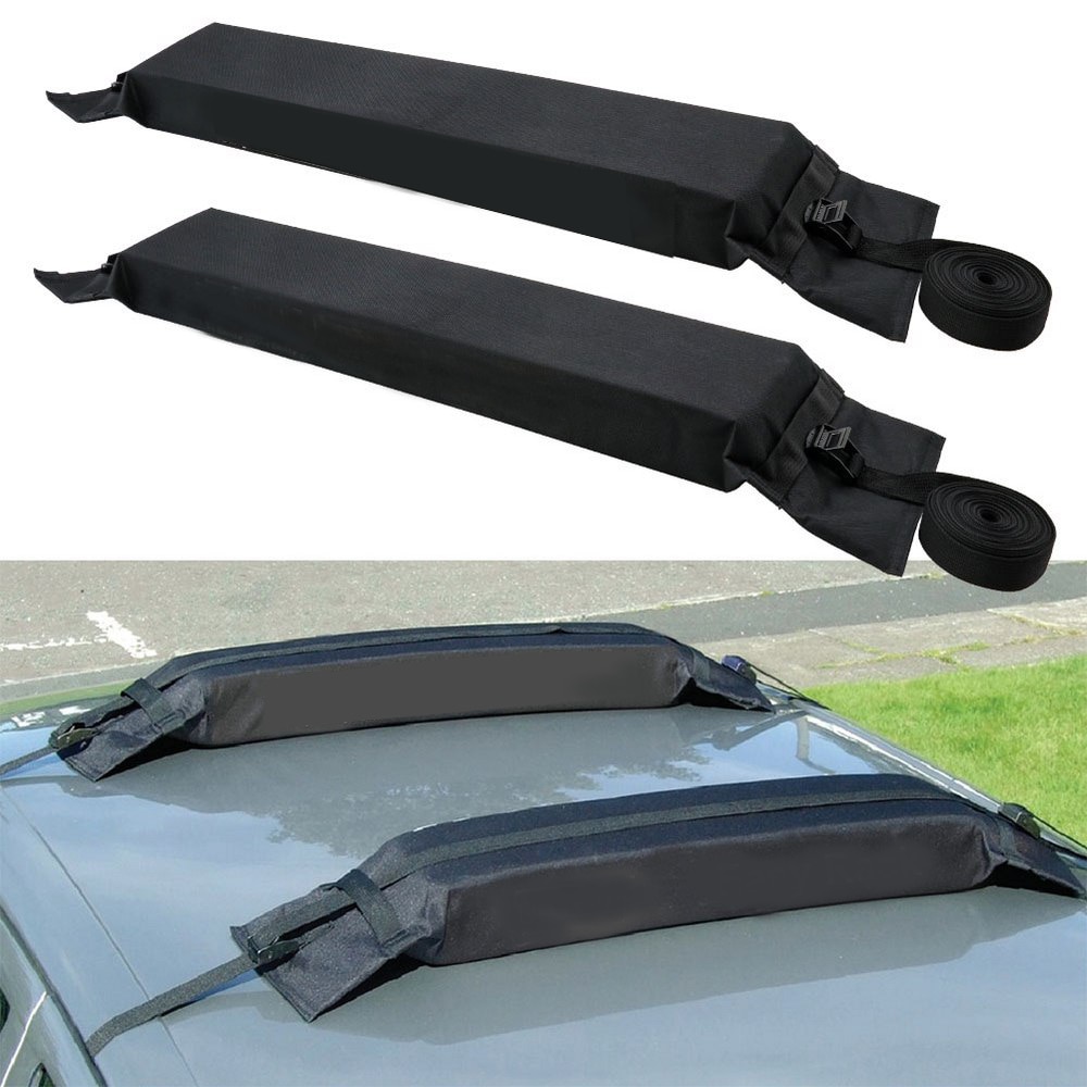 2 Pcs/set Auto Soft Foldable Luggage Baggage Roof Frame General Roof Rack Automotive Accessories For Suv Cars Rack Load 60kgs