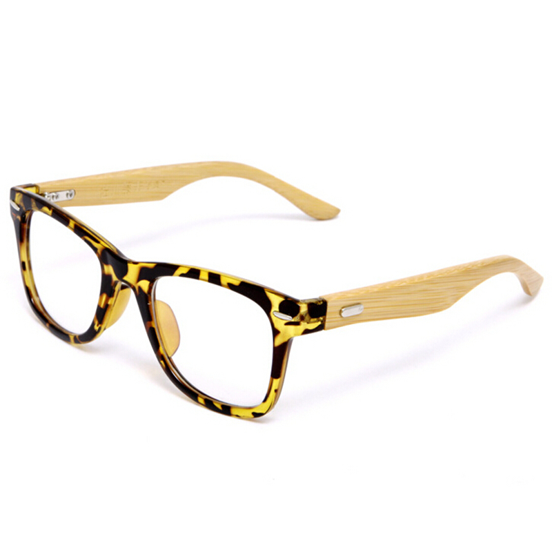 Monturas para gafas de bambú Natural para hombre y mujer, monturas para gafas de bambú Natural artesanal japonés, lentes transparentes para miopía Vintage, monturas para gafas de madera