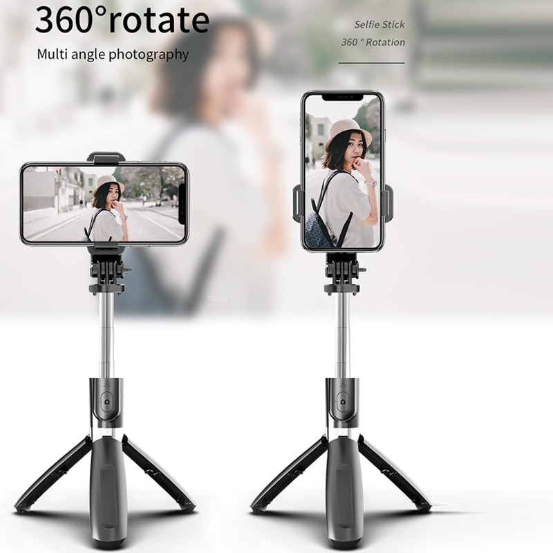 4 In1 Bluetooth Draadloze Selfie Stok Statief Opvouwbare & Monopods Universal Voor Smartphones Voor Gopro En Sport Action Camera