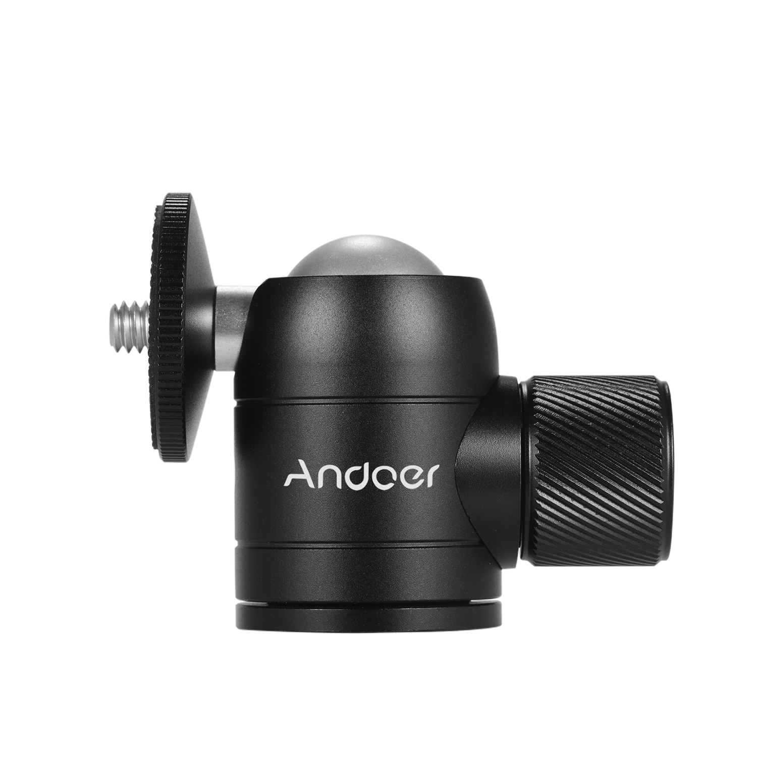 Andoer trépied rotule 360 degrés pivotant Compatible avec appareil photo reflex numérique trépied Selfie bâton monopode