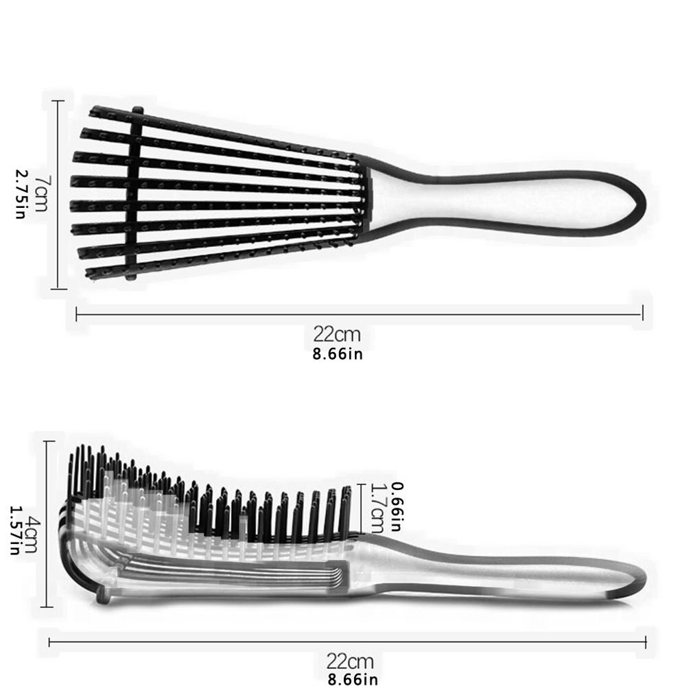 Peine para masaje del cuero cabelludo cepillo para el cabello para mujeres desenredar cepillo para el pelo Anti-lazo nudo cepillo de pelo tipo pulpo peine