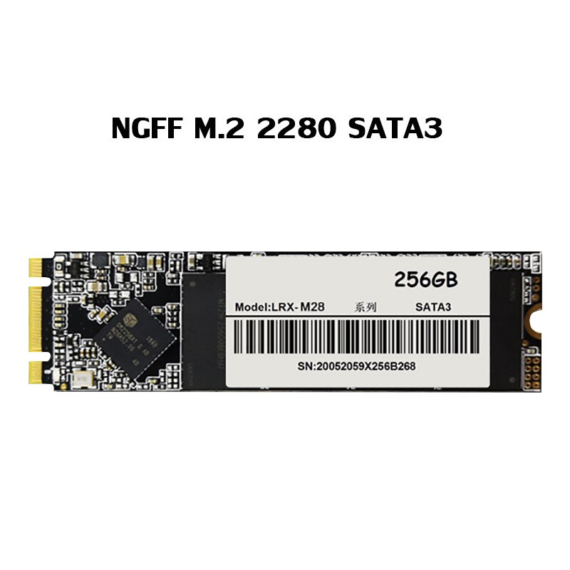 256GB NGFF M.2 SSD 2280 SATA3 Interface Solid State Hard Drive, Suitable for Desktop/Laptop Universal Hard Drive: Default Title