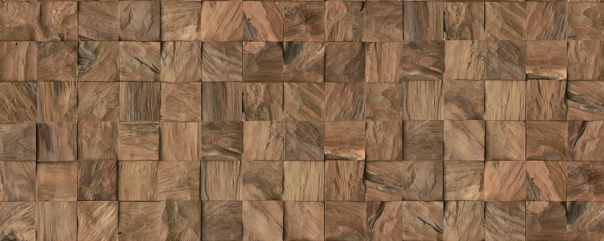 Cabecero Cama Rustic, imitación Madera, MDF con impresión Realista, 100/150/200 cm (Ancho) 0,5 cm (Profundo) 60 cm (Altura): Modelo Mauro / 100x60