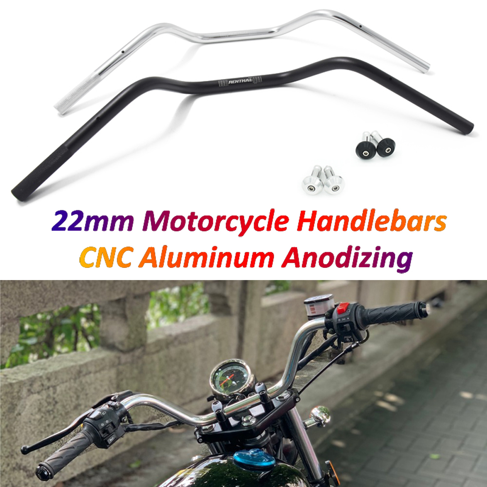Motorfiets Stuur 22Mm Voor Renthal Aluminium Anti-Roest Stuurwiel Voor Scrambler Pit Bike NC750X Exc Z750 XJ6 FZ1