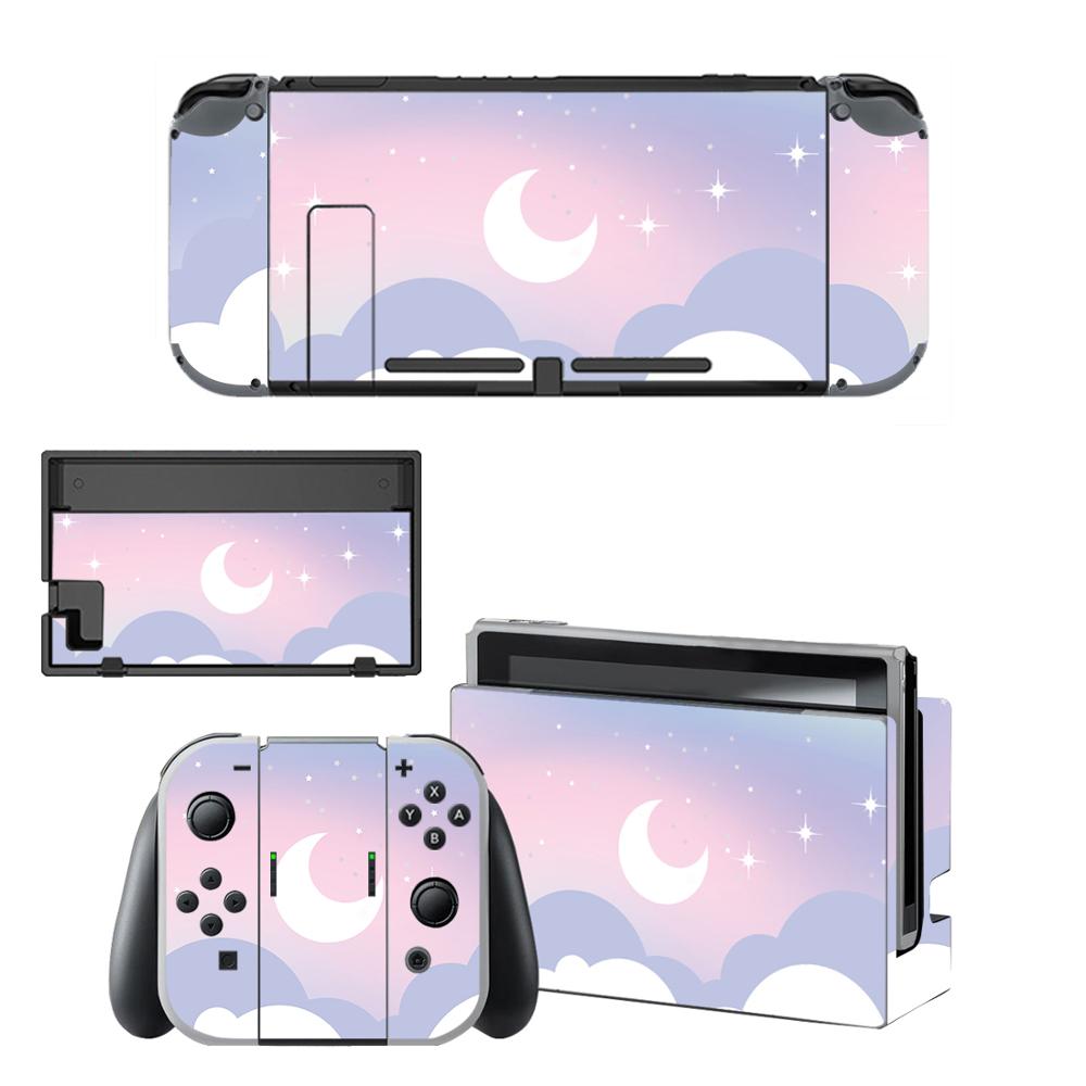 Starry Sky Star Screen Protector Sticker Skin for Nintendo Switch NS Console Dock Charger Stand Holder Joy-con Controller Vinyl: KQBYSNS0038