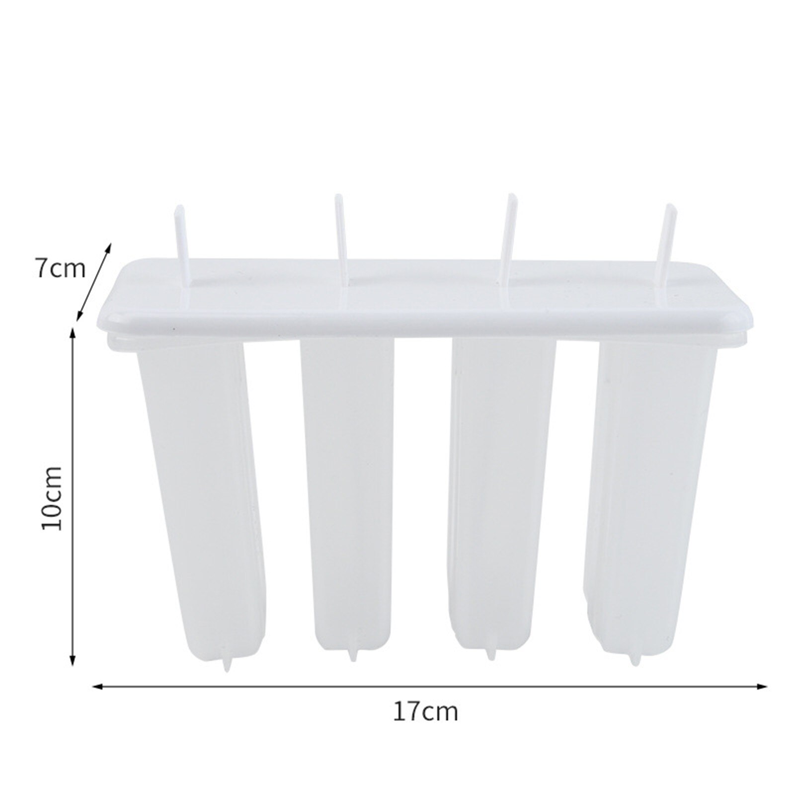 Handmade DIY Silicone Ice Cream Mold Making Ice Box Popsicle Mold Home Ice Cream Homemade F rozen Ice Cubes For Children Cute: L