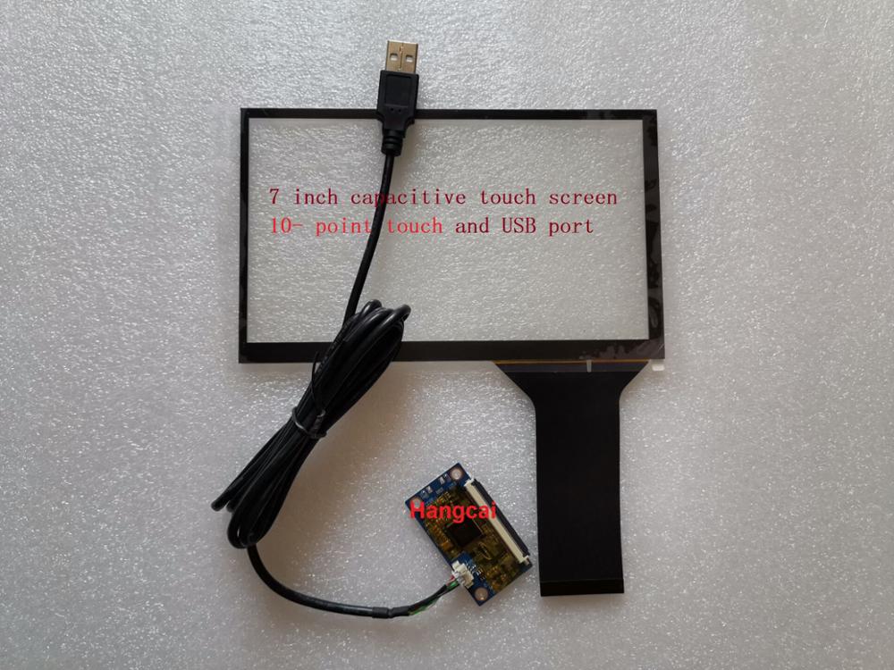 7 " 8" 10.1" 10.4" 12.1 "13.3" 15" 15.6 " inch capacitive touch screen G+G structure USB plug and play 10 point touch: black