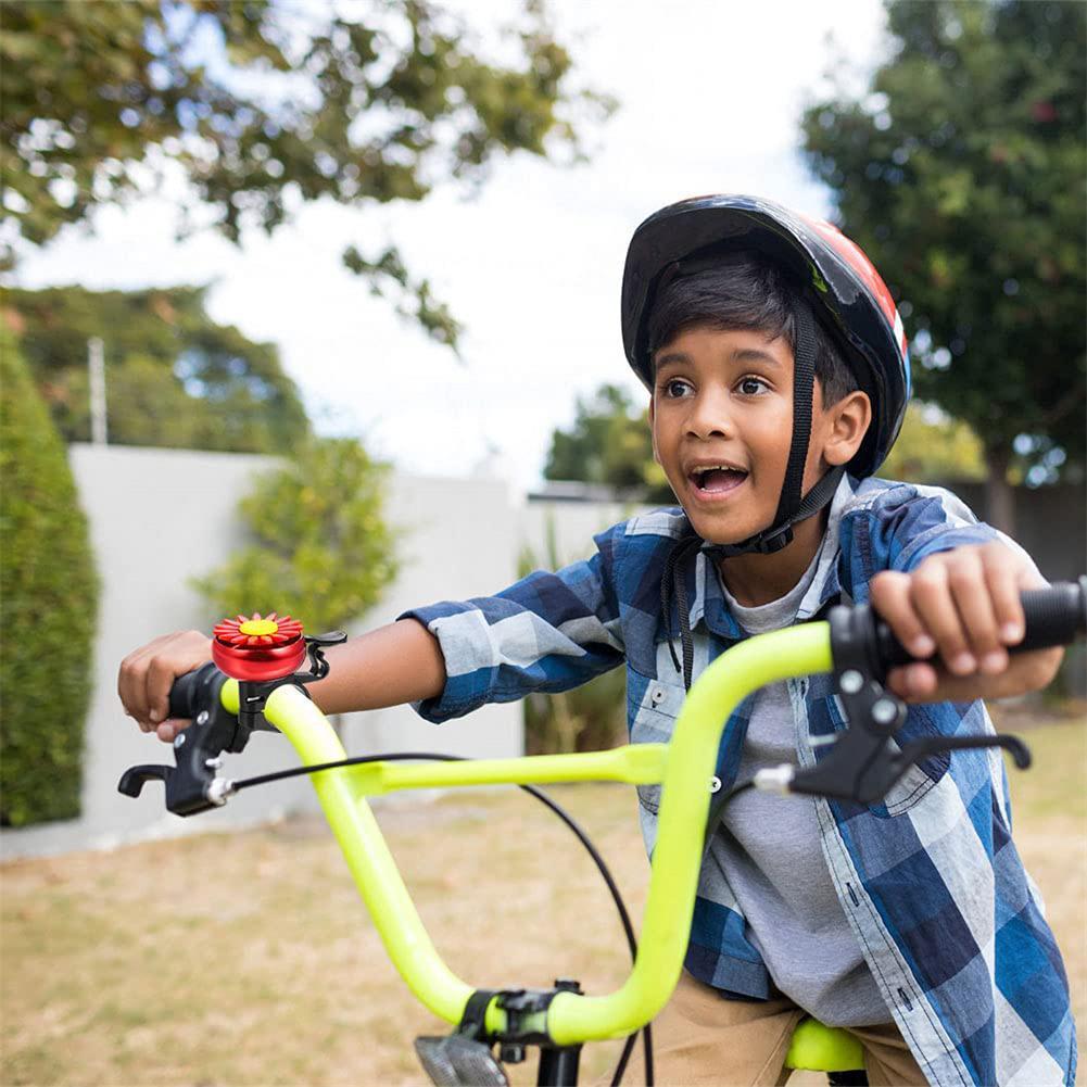 Multi-color Kids Funny Fietsbel Daisy Zonnebloem Hoorns Fiets Kinderen Meisjes Fietsen Ring Alarm Voor Stuur Legering Plastics