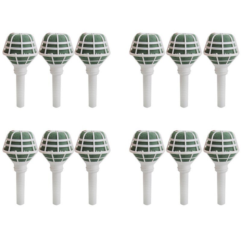 12 styks floral skum oasis buket posy holder til bryllup brude blomst diy