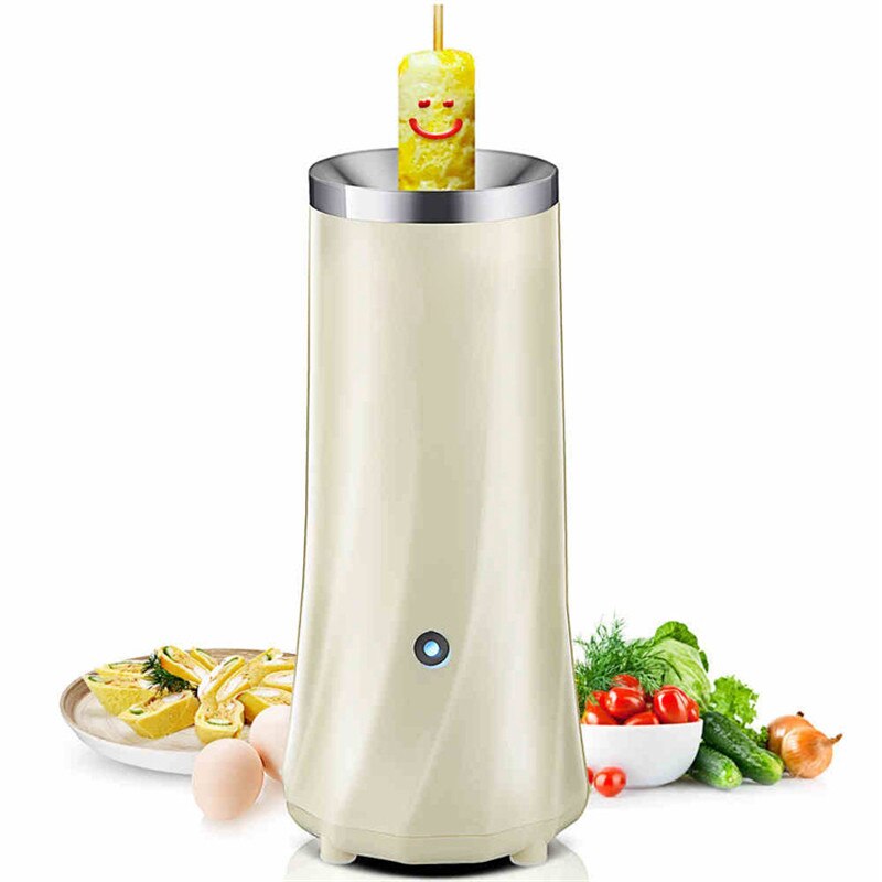 Küche Ei Herde Omelett Meister Elektrische Automatische steigend doppel Ei Rolle Hersteller Kochen Werkzeug Wurst Maschine: Weiß / EU