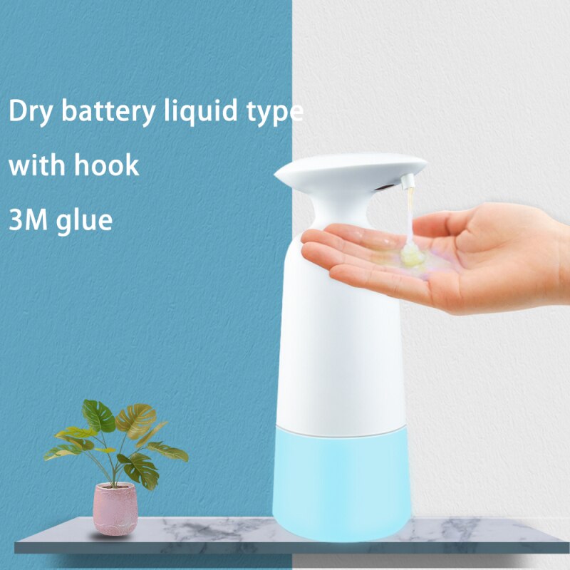 Soap Dispenser Hand Foaming Spray Sanitizer Touchless Battery Operated Liquid Soap Dispensers 350ML Automatic Soap Dispenser: Liquid type
