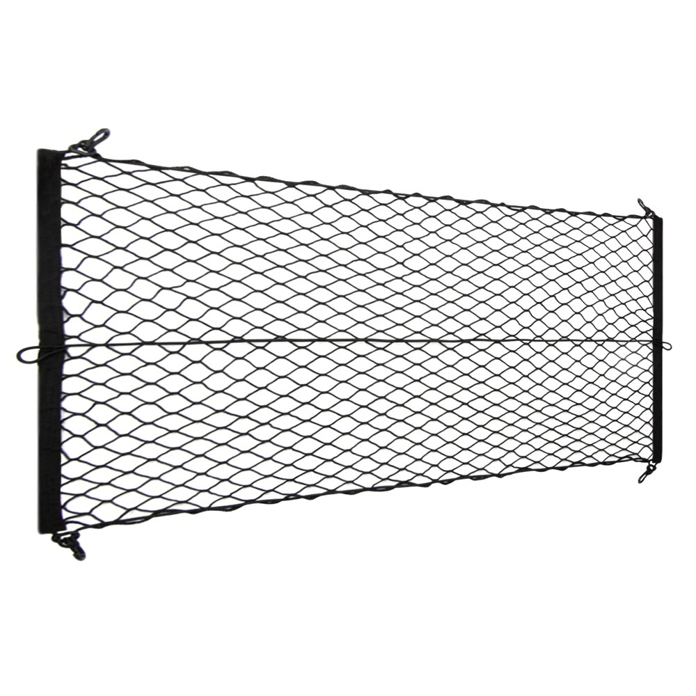 Redes elásticas de nailon para maletero de coche, red organizadora de almacenamiento de equipaje, con ganchos para camioneta, camioneta, SUV, MPV, 90x60 cm