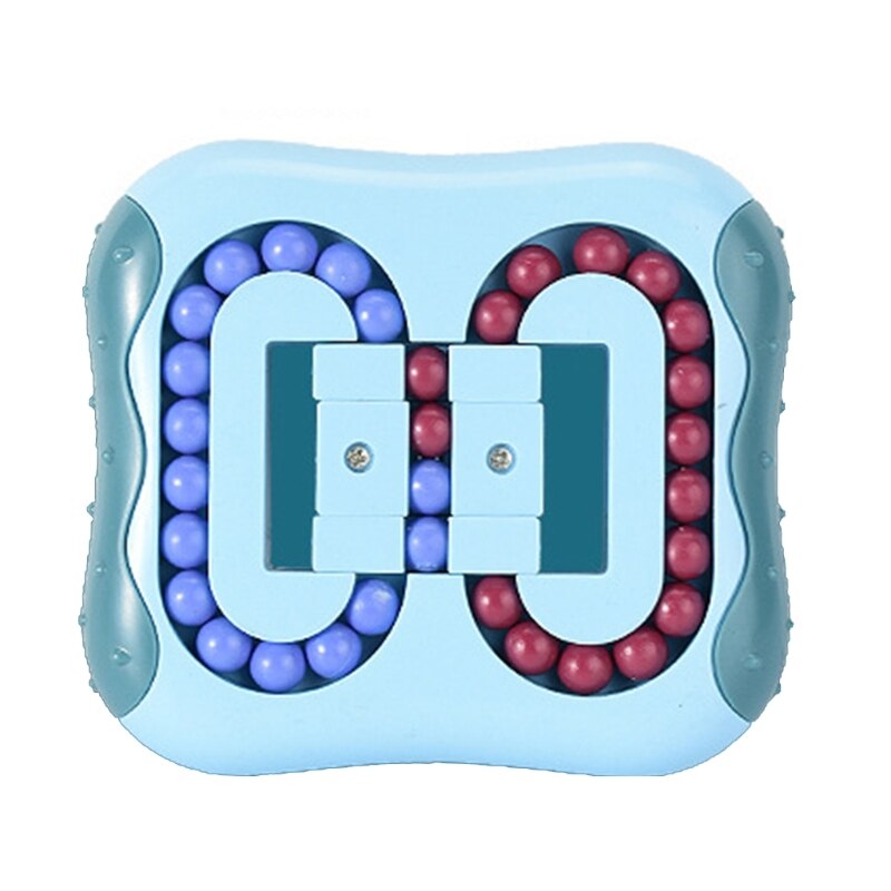 Jouet de doigt de haricot magique rotatif, anti-Stress , jouets éducatifs XXFE: blue
