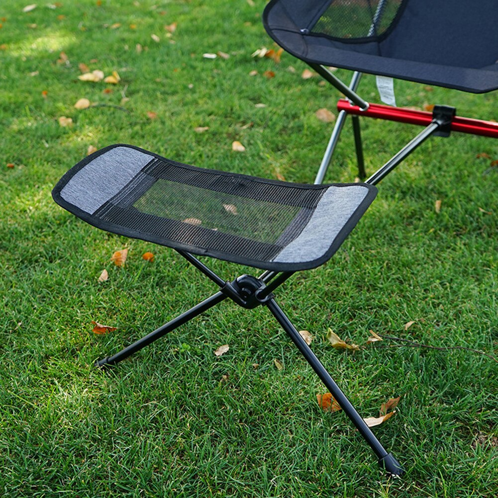 Portable repose-pieds pliant en plein air Camping plage pique-nique chaise pêche pied chaise repos tabouret gris lune chaise pliante repose-pieds