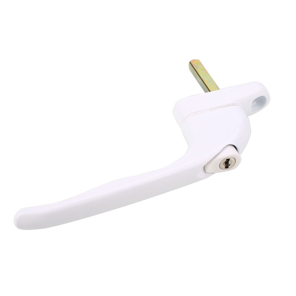 Inline Espag UPVC Window Lever Lock Handle Pull Locking White Home Safety