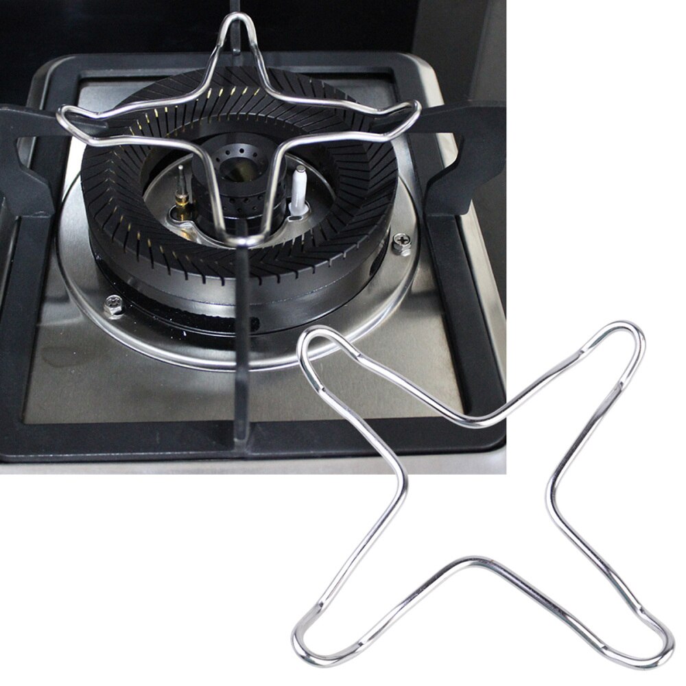 Multifunctional Gas Stove Stand Stainless Steel Gas Stove Rack Durable Small Pan Support Rack for Home Kitchen