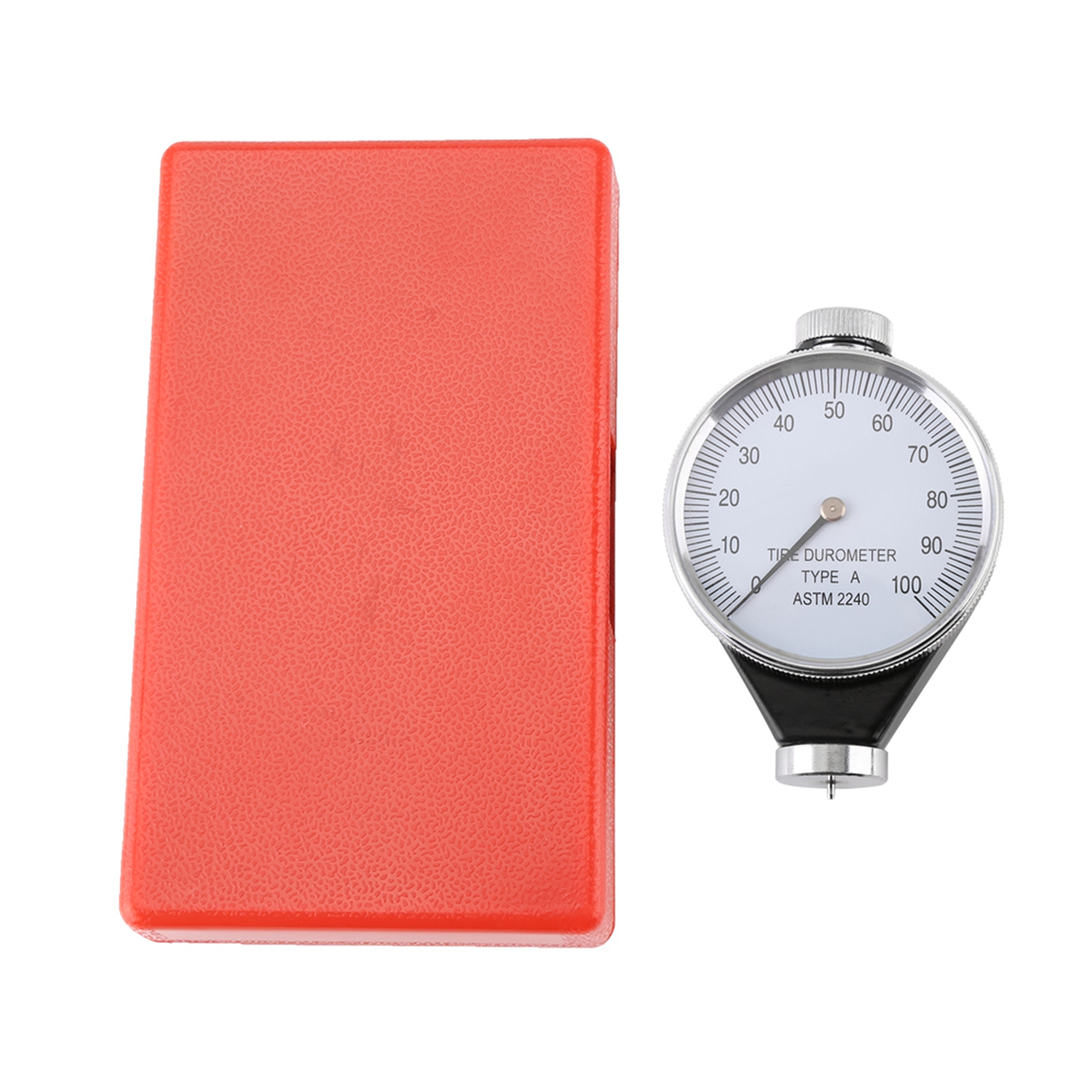 Durometer Meter Tire Durometer Shore Type A/O/D Rubber Tire Durometer Hardness Tester Meter 0‑100 Degrees Shore Tire Durometer: WHITE