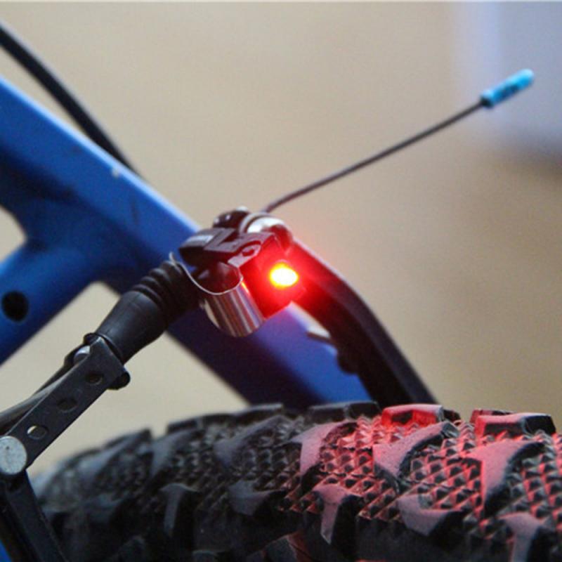 Fahrrad Licht Fahrrad Wasserdicht Nano Fahrrad Brems rot LED Licht Mini Sicher Anzeige Licht Fahrrad Zubehör