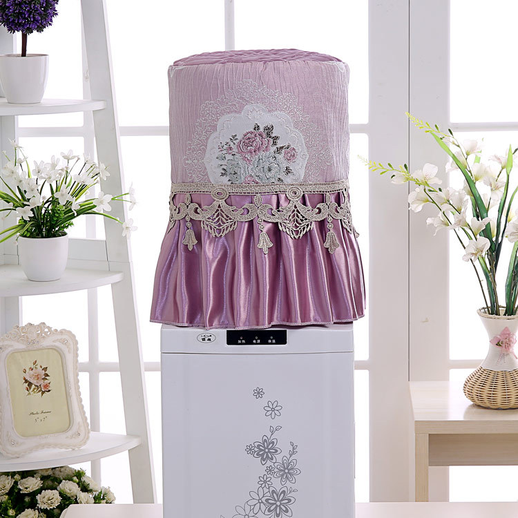 European lace frill water dispenser cover water cooler cover dust proof barrel cover: 3