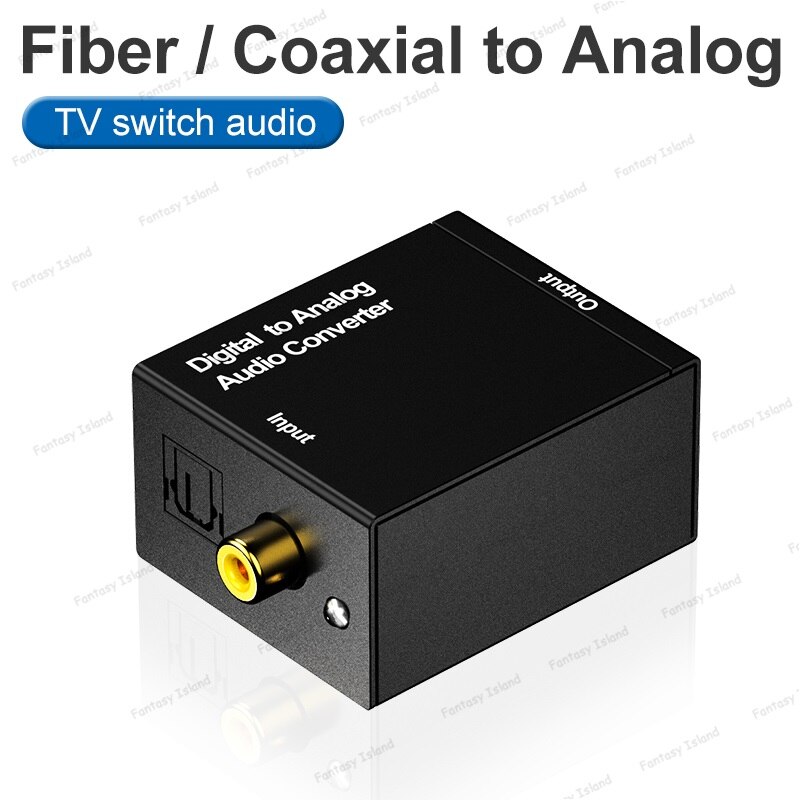 HW-01DA Digital to analog audio converter dual chip fiber coaxial signal analog to digital decoder