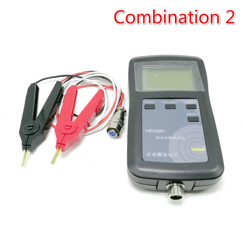 Original Four-line YR1035 Lithium Battery Internal Resistance Meter Tester YR 1035 Detector 18650 Dry Battery Combination 2