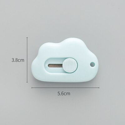 Cute animal rabbit Cloud Mini Portable Utility Knife Paper Cutter Cutting Paper Razor Blade Office Stationery Escolar Papelaria: 2