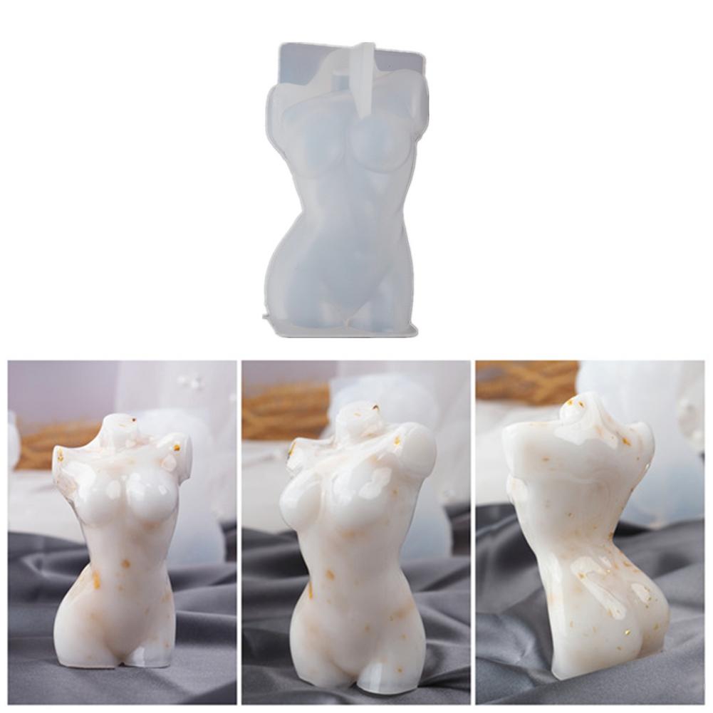 Femme nue corps argile Silicone moule modèle corps résine époxy moule pour décoration de gâteau