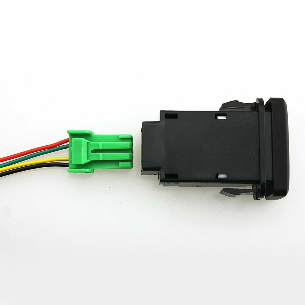 39mm Red LED Light Bar Switch Push Button On-Off Button Switch For Toyota Tacoma FJ Cruiser Land Cruiser 4Runner 12V 3Amp