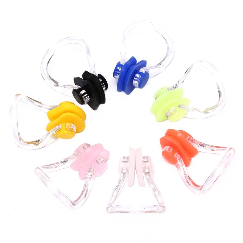 Soft Comfortable Single Nose Clip Boxed Silicone Adult Children Universal Swimming Beaches Waterproof Equipment Accessories