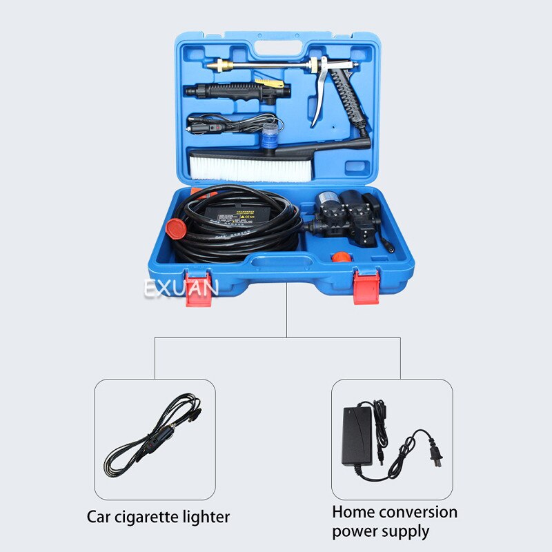 Portable dual-pump car washing machine / Household 220v high pressure car washing machine / Car washing water pump