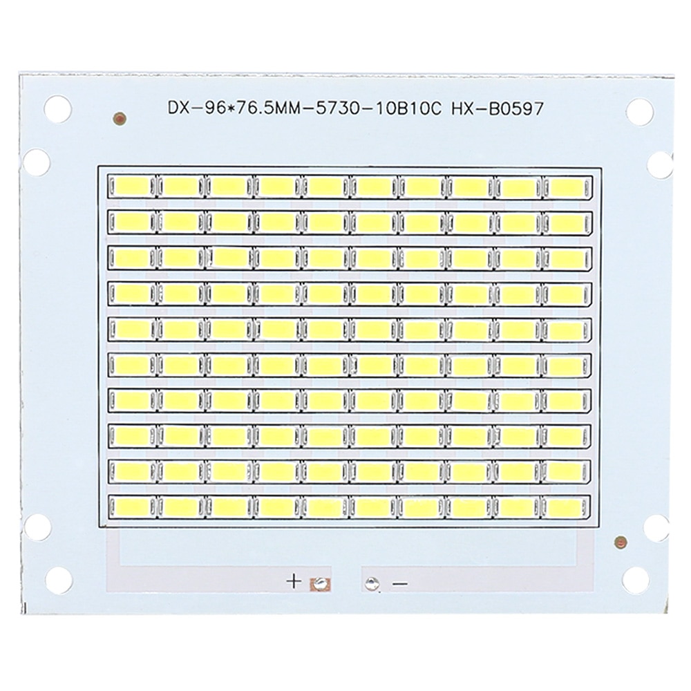 50W LED Diode SMD5730 Flood Light DC30-32V 1500mA Epistar PCB White 6000K LED Chips Plate Resource Floodlight DIY LED lamp Beads