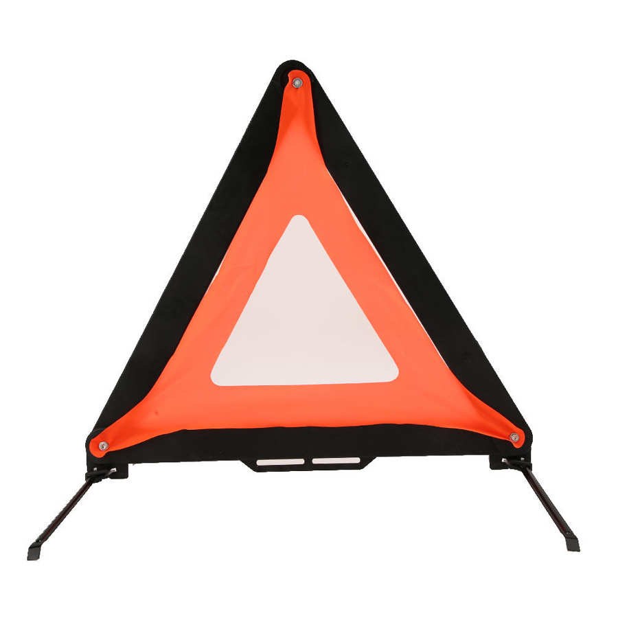 Widely Used Bright Enough Car Reflective Sign with Four Stents Triangular Warning Sign for Work Vehicles Tractors Automobile