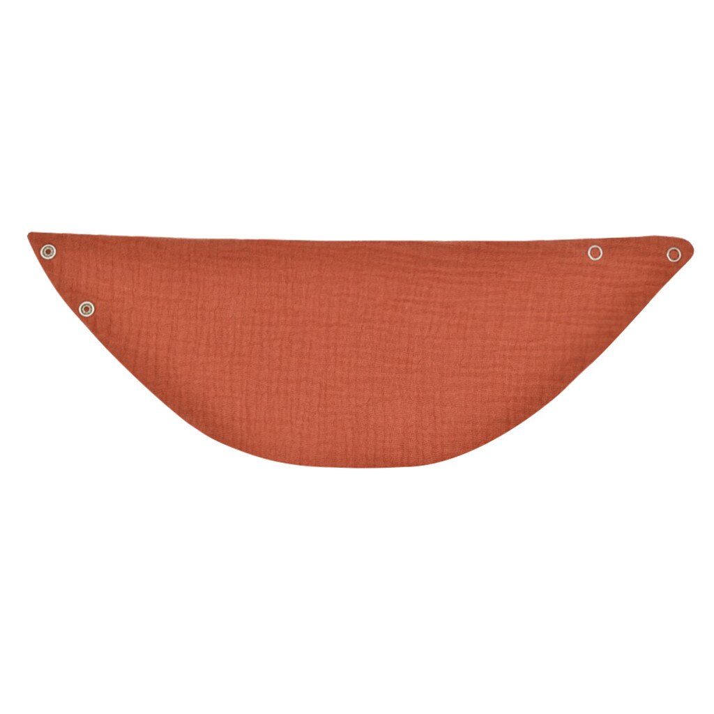 Newborn Infant Cotton Gauze Scarf Bib Organic Cotton Bib Scarf Baby Bandana June 27th: Orange