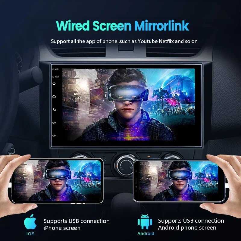 CarlinKit Wireless Carplay Dongle Android Auto Wireless AI Box FOTA MirrorLink USB Adapter For Aftermarket Android System