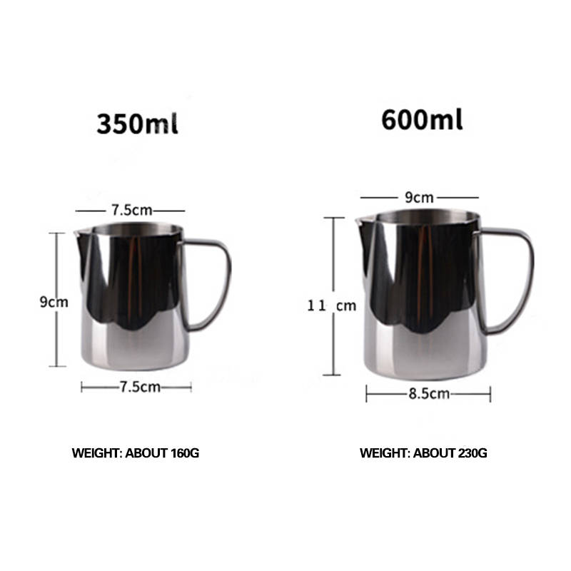 Peru Melk Werper Foamer Mokken Italiaanse Latte Koffiezetapparaat Jug Frother Cup 350/600Ml