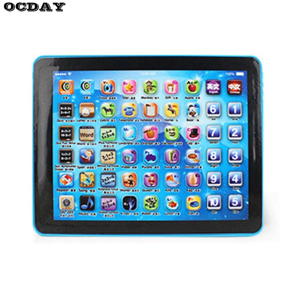 Baby kinderen touch tablet pad educatief speelgoed vroeg leren lezen engels chinees digitale machine voor kinderen tablet infantil