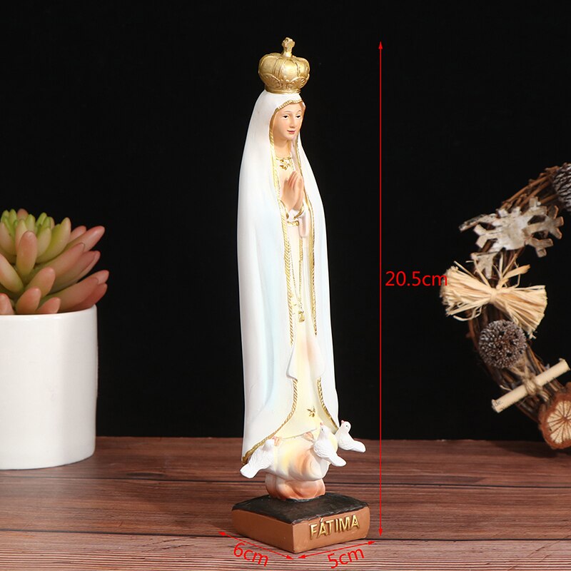 1Pc Virgin Mary Statue Christianity Jesus Decor Ornaments Home Church Decor